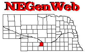 Nebraska map with Gosper County highlighted